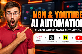 ai ugc video automation, seedance 2 5 higgsfield n8n youtube automation shorts