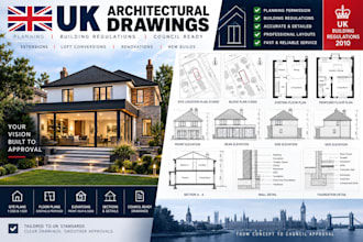 design UK planning permission and building regs drawings