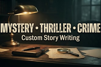 write your mystery thriller or crime story