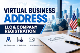 provide a virtual business address for llc and company registration