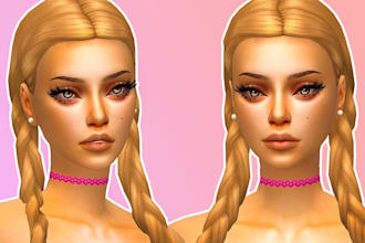 create unique custom sim, sim 4, sim 4 cc, character modelling, design cc, sim