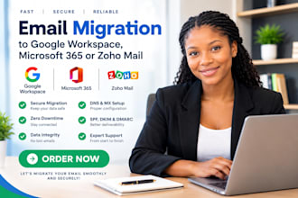 migrate your email to google workspace, microsoft 365 or zoho mail