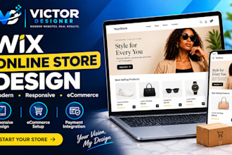 design wix website, redesign wix website, and develop wix website