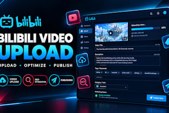 upload and optimize your videos on bilibili douyin xiaohongshu with SEO