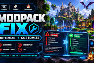 create optimize fix minecraft modpacks convert forge fabric minecraft developer