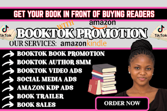 book promotion author SMM ebook promotion tiktok videos book sales booktok video