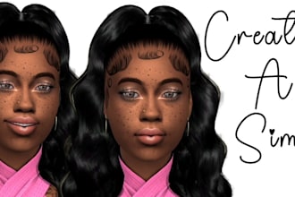 create custom sim for sim 4, design cc mods, the sims, sim character