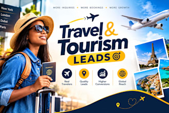 generate travel agency leads with google ads, facebook ads and booking funnels