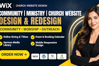 design redesign church website ministry community religious website