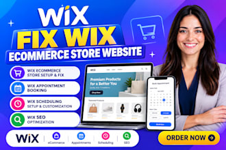 fix wix ecommerce store website wix appointment booking wix scheduling wix seo