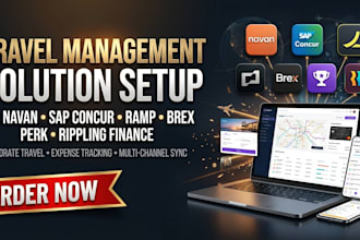 setup travel management solution navan sapconcur ramp brex perk rippling finance
