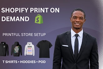 set up a shopify print on demand store with printful