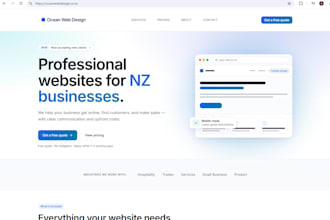 create a cheap simple website for you