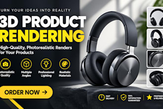 create photorealistic 3d product rendering