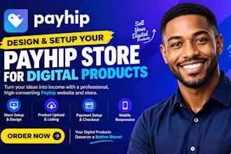 design payhip website redesign payhip stan store digital product gumroad seoesty