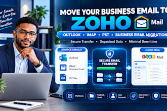 zoho mail migration from outlook imap business email transfer data import export