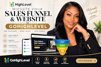 migrate your website and sales funnel to gohighlevel course creator 360