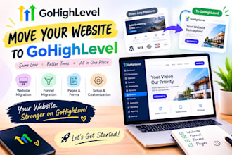 migrate your website and sales funnel to gohighlevel