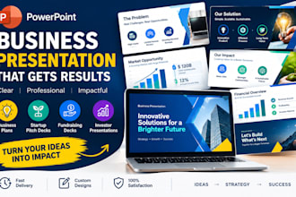 business powerpoint fundraising startup presentation business slides deck