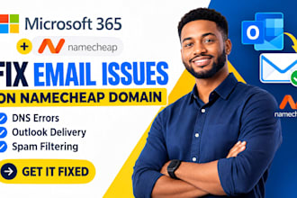 fix microsoft 365 email on namecheap domain dns errors outlook delivery spam fix