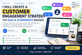 create a customer engagement strategy for saas and ecommerce brands