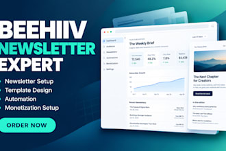 design your beehiiv newsletter template and landing page