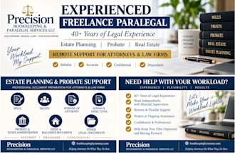 provide paralegal services for estate planning and probate
