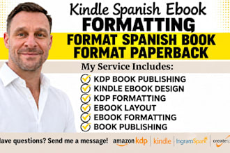 kindle spanish ebook formatting, format spanish book, format paperback