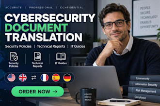 translate cybersecurity documents security policies and technical reports