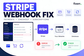 fix stripe webhook, payment, checkout and subscription errors