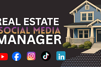 be your real estate social media marketing manager