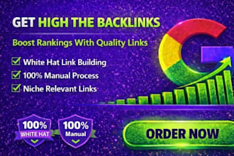provide seo backlinks high da link building service for google ranking