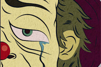 create a custom handcrafted digital illustration for you