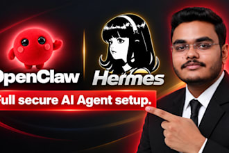 setup and secure your openclaw or hermes ai agent on vps or local