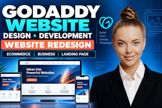 godaddy website redesign godaddy website design godaddy website development