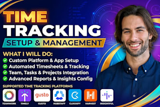 do time tracking via teamwork timely gusto hubstaff clockify harvest insightful