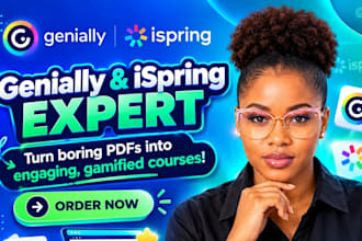 interactive genially elearning scorm course ispring lms genially gamification