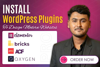 install elementor pro, acf pro, crocoblock, rankmath pro and other plugins