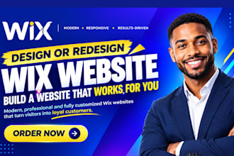 build wix website design wix website redesign wix studio wix revamp website wix