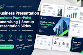 business presentation business powerpoint fundraising startup presentation slide
