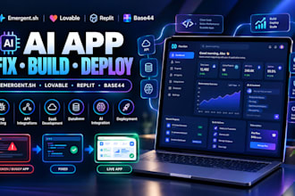 deploy emergent sh apps fix lovable ai emergent sh app replit base44 ai saas app