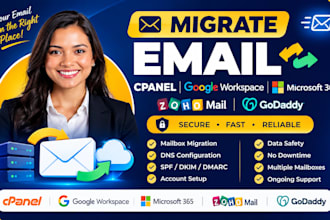 migrate email cpanel google workspace microsoft 365 zoho mail securely godaddy