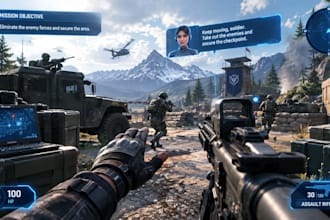 develop ar VR games, virtual reality training simulations and immersive games