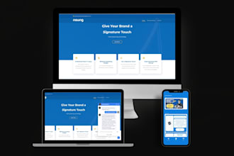 build a responsive landing page