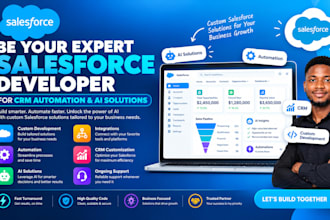 be your expert salesforce developer for CRM automation and ai solutions