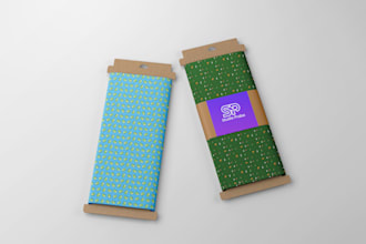 design unique seamless patterns for textile, print, and packaging