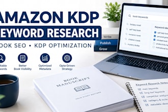 amazon KDP keyword research and book SEO