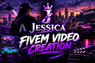 create 4k fivem loading screen, cinematic trailer video, fivem script showcase