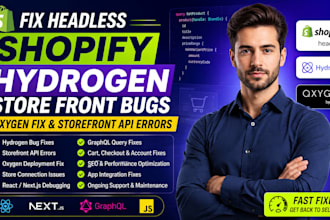 fix headless shopify hydrogen storefront bugs oxygen fix storefront api errors