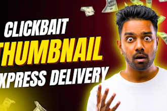 design clickbait youtube thumbnail